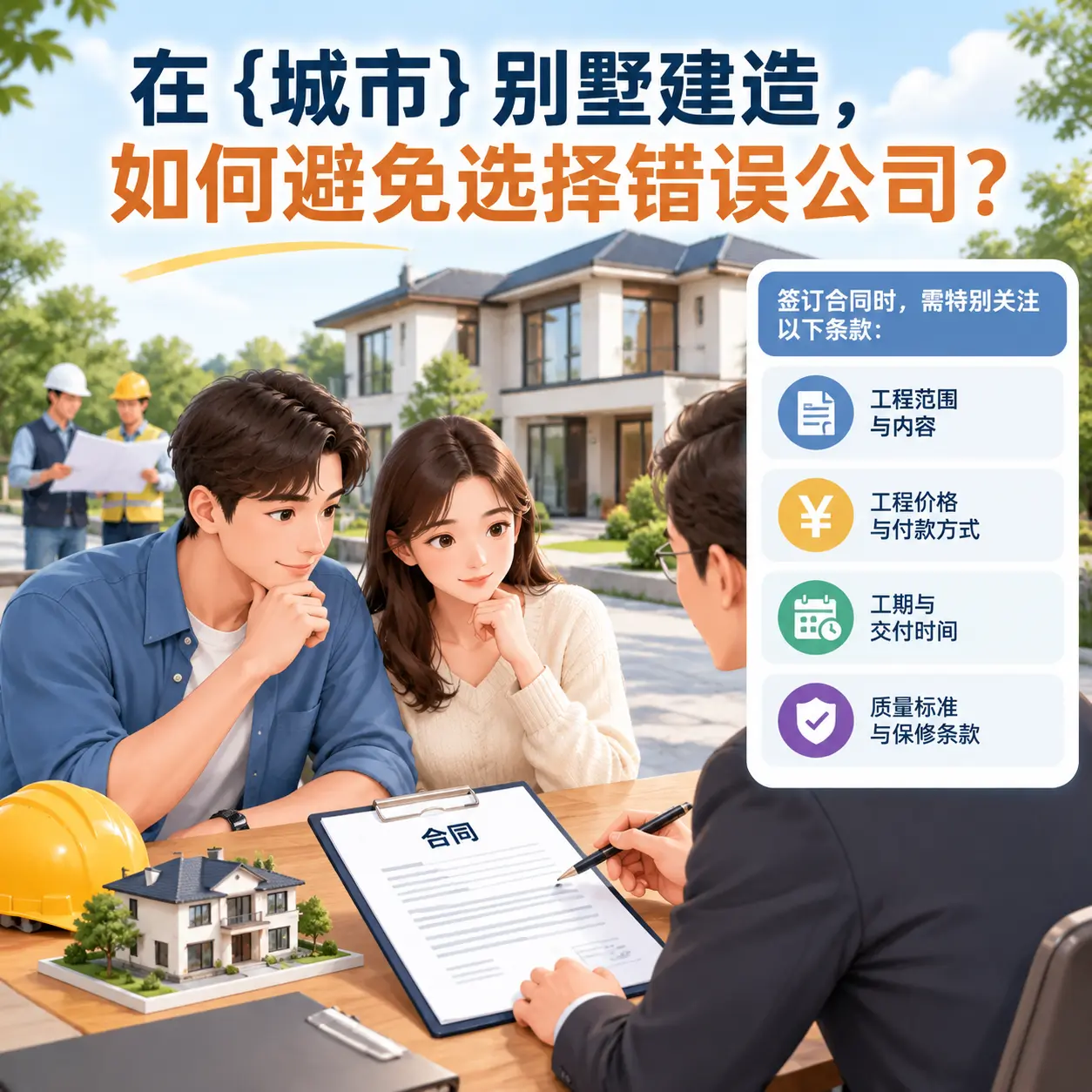 在 湄潭 别墅建造，如何避免选择错误公司？