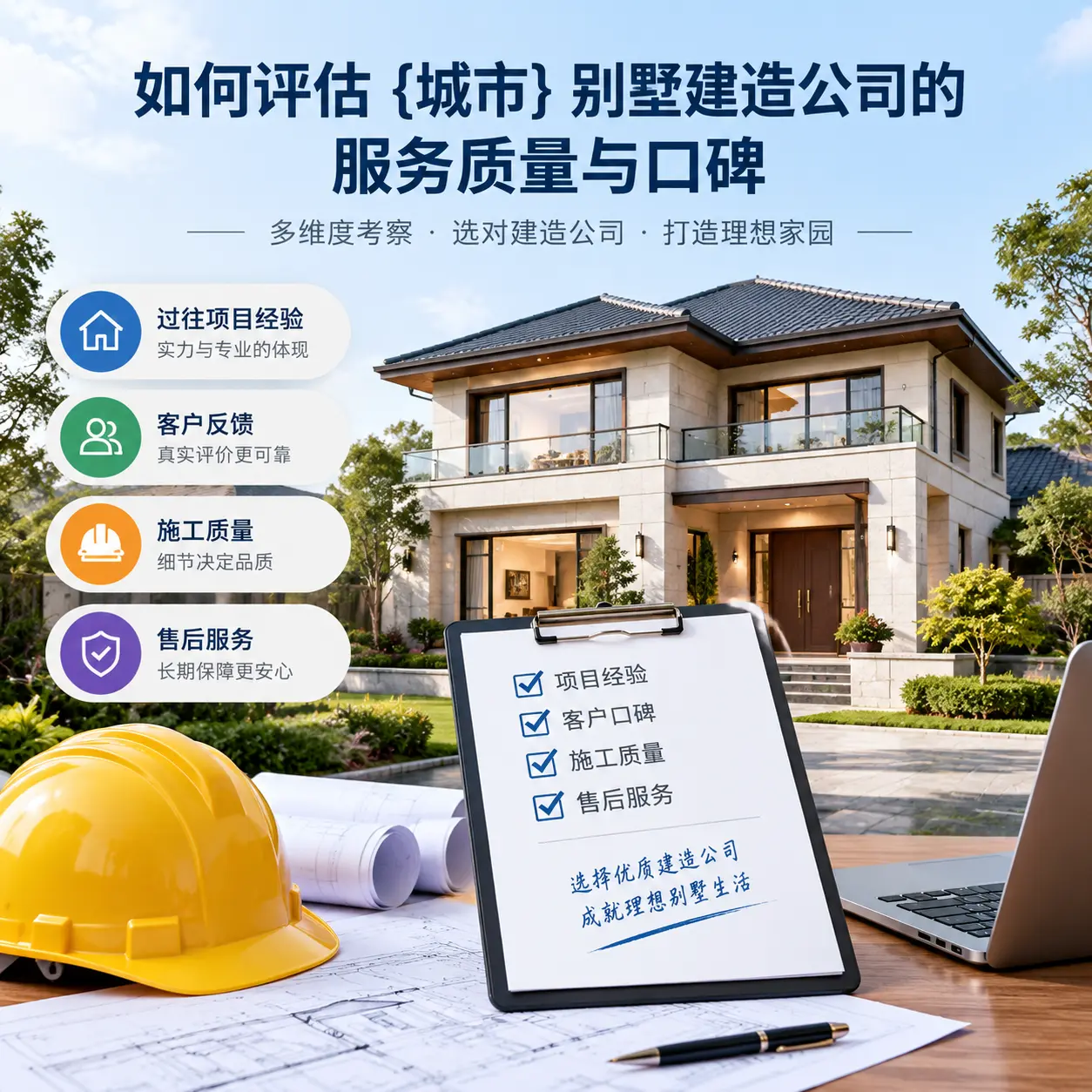 如何评估 湄潭 别墅建造公司的服务质量与口碑