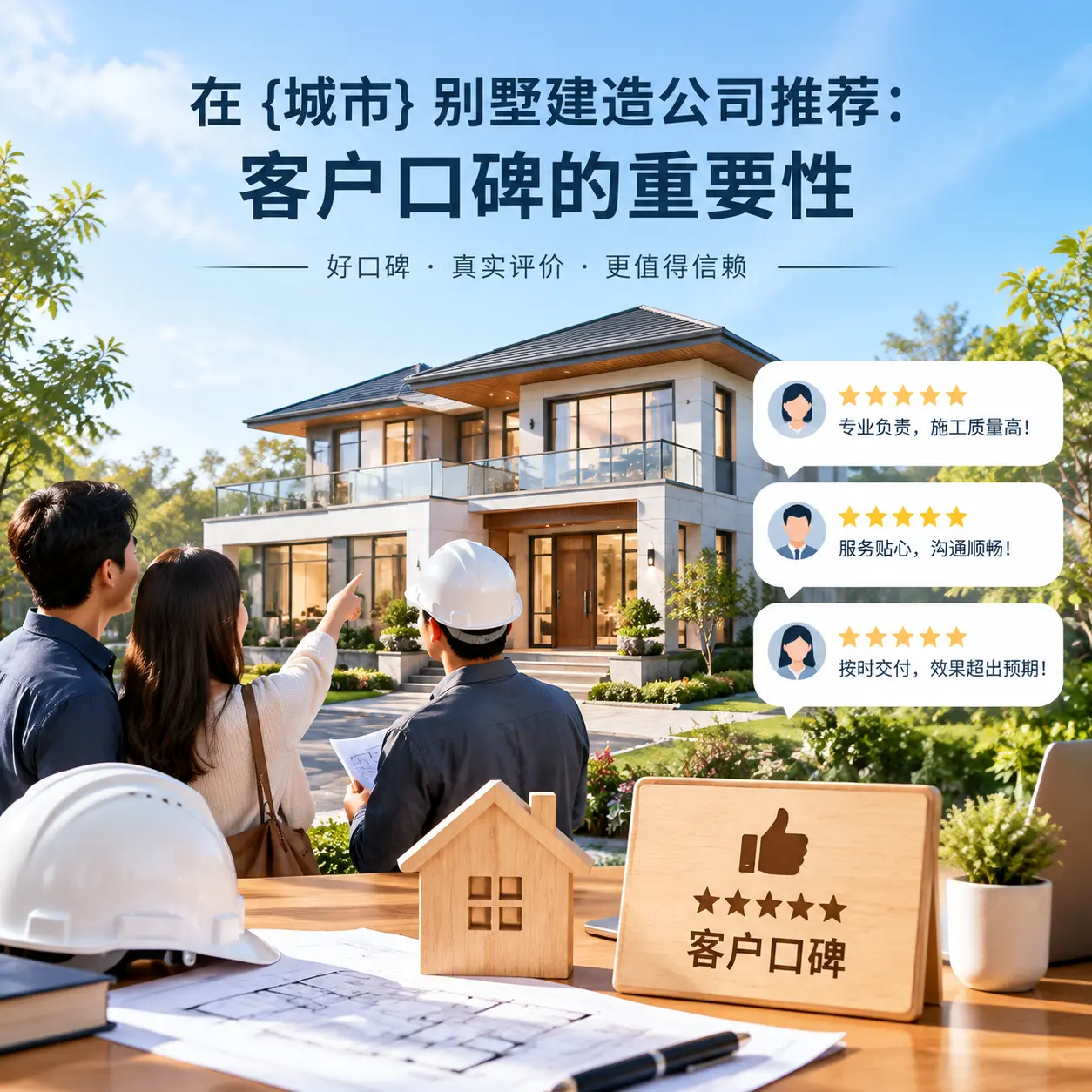 在 湄潭 别墅建造公司推荐：客户口碑的重要性