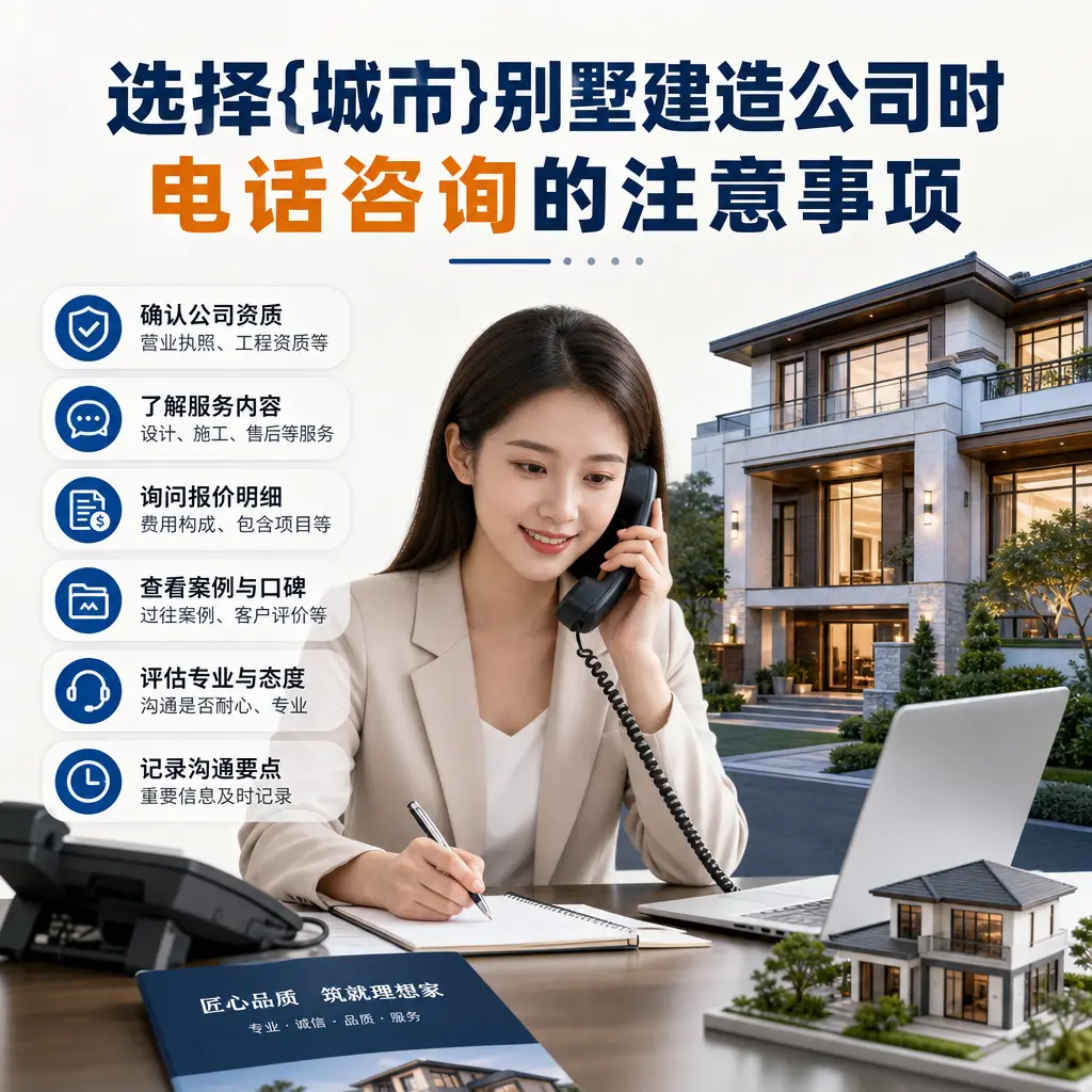选择湄潭别墅建造公司时，电话咨询的注意事项