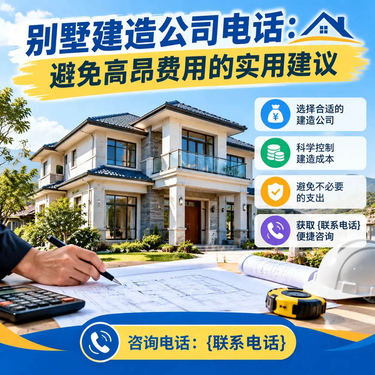 湄潭别墅建造公司电话：避免高昂费用的实用建议