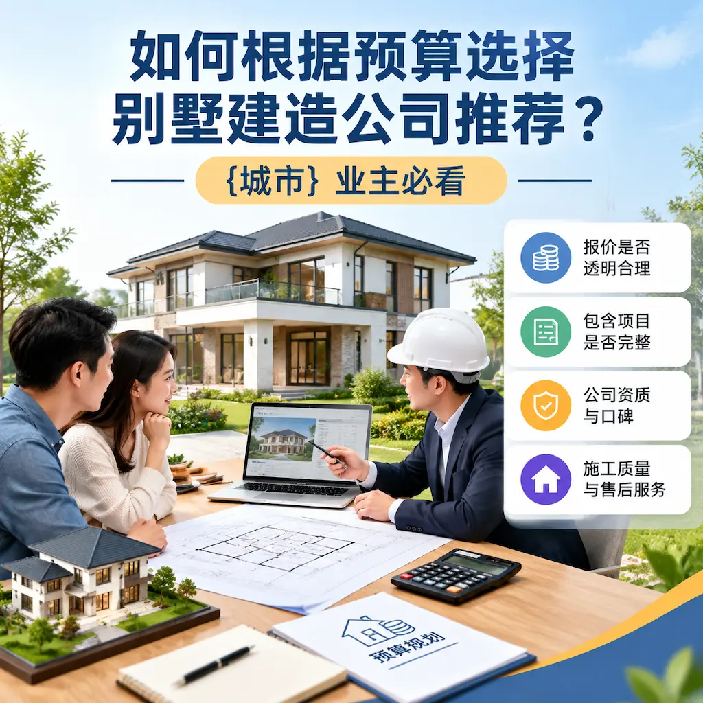 如何根据预算选择别墅建造公司推荐？ 湄潭 业主必看